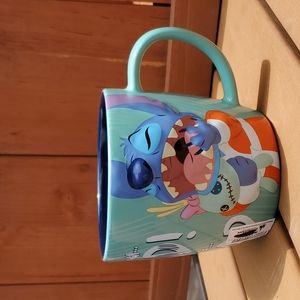 Disney Lilo & Stitch Mornings Bad Coffee Good Mug w/ 3D Design Scrump oversized